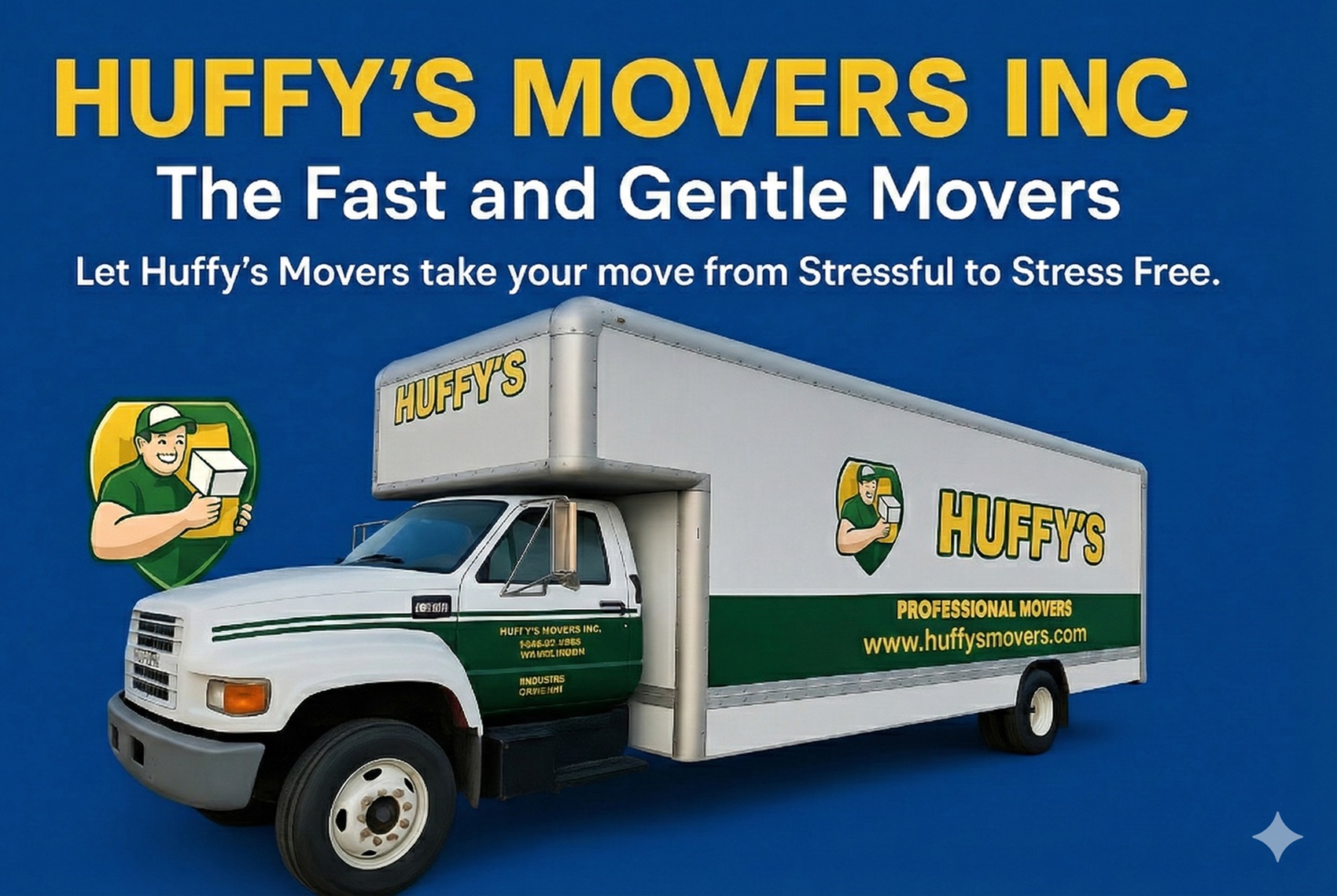 huffys website banner