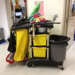 janitor cart cleaning equipment